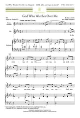 God Who Watches Over Me SATB choral sheet music cover